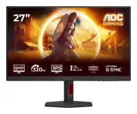 AOC G4 Q27G4SRU PC lamekuvar 68,6 cm (27") 2560 x 1440 pikslit Quad HD LED Must, Punane