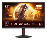 AOC G4 U27G4R PC lamekuvar 68,6 cm (27") 3840 x 2160 pikslit 4K Ultra HD LED Must, Punane