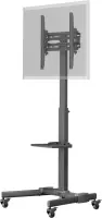 Goobay Floor stand | TV Presentation Stand Basic, Size L | Height adjustment | 37-70 " | Maximum weight (capacity) 35 kg | Black