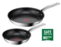 TEFAL | Pan Set | Intuition B817S255 | Frying | Diameter 20/26 cm | Suitable for induction hob | Fixed handle | Black/Silver – pilt 9