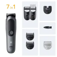 Braun AIO5520 juuksetrimmer/-lõikusmasin Must, Hall 14 Liitiumioon (Li-Ion)