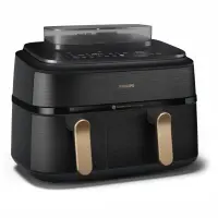 Philips Dual Steam Air Fryer | NA552/00 5000 Series | Power 2750 W | Capacity 9 L | RapidAir Plus | Black