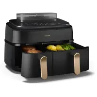 Philips Dual Steam Air Fryer | NA552/00 5000 Series | Power 2750 W | Capacity 9 L | RapidAir Plus | Black – pilt 5