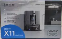 SALE OUT. Ecovacs DEEBOT X11 OMNICYCLONE EU Vacuum & mop, Wet&Dry,with new bagless All-in-One OmniCyclone station, Black (with brown shimmer | Ecovacs Robot Vacuum Cleaner with New Bagless All-in-One OmniCyclone Station | DEEBOT X11 OMNICYCLONE EU | Wet&Dry | 6400 mAh | 19500 Pa | Black | DAMAGED PACKAGING, ITEM USED, SCRATCHED AND DIRTY – pilt 15