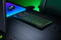 Razer | BlackWidow V4 Low-Profile HyperSpeed | Keyboard | Wireless | US | Bluetooth | Black | Orange Switches