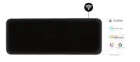 Mill Invisible Smart WiFi Heater | PA1300WIFI4B | Panel Heater | 1300 W | Suitable for rooms up to 15-19 m² | Black | IPX4