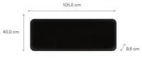 Mill Invisible Smart WiFi Heater | PA1300WIFI4B | Panel Heater | 1300 W | Suitable for rooms up to 15-19 m² | Black | IPX4 – pilt 8