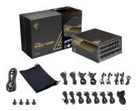 MSI MEG Ai1600T PCIE5 toiteallika komponent 1600 W 24-pin ATX ATX Must