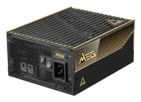 MSI MEG Ai1600T PCIE5 toiteallika komponent 1600 W 24-pin ATX ATX Must