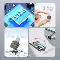 MEMORY READER USB-C/MICROSD CLMH0 VENTION – pilt 2