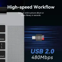 MEMORY READER USB-C/MICROSD CLMH0 VENTION – pilt 4