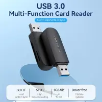 MEMORY READER USB3.0/SD/TF CLGB0 VENTION – pilt 4