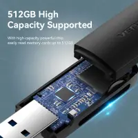 MEMORY READER USB3.0/SD/TF CLGB0 VENTION – pilt 13