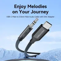 ADAPTER USB-C TO AUDIO 3.5MM/MALE 1.5M BIFBF VENTION – pilt 4