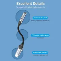ADAPTER USB-C TO AUDIO 3.5MM/0.1M BGJHA VENTION – pilt 9