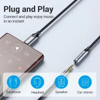 ADAPTER USB-C TO AUDIO 3.5MM/0.1M BGMHA VENTION – pilt 3