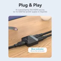 VIDEO SWITCHER HDMI 2-PORT/AKOB0 VENTION – pilt 12