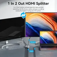 VIDEO SWITCHER HDMI 2-PORT/AKPH0 VENTION – pilt 13
