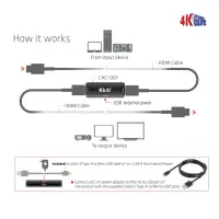CLUB3D CAC-1307 AV-pikendus AV repiiter Must – pilt 4