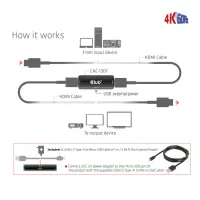 CLUB3D CAC-1307 AV-pikendus AV repiiter Must – pilt 18