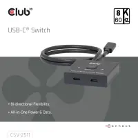 CLUB3D CSV-2511 videojagur USB tüüp-C 2x DisplayPort – pilt 9