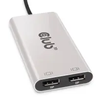 CLUB3D CSV-1586 jaotur Thunderbolt 3 40000 Mbit/s Hõbe – pilt 3