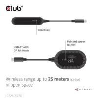 I/O ADAPTER WRL USB-C TO HDMI/CSV-2570 CLUB3D – pilt 6