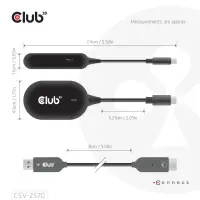 I/O ADAPTER WRL USB-C TO HDMI/CSV-2570 CLUB3D – pilt 17