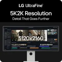 LG 40U990A-W PC lamekuvar 101,6 cm (40") 5120 x 2160 pikslit WUHD Must