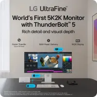 LG 40U990A-W PC lamekuvar 101,6 cm (40") 5120 x 2160 pikslit WUHD Must