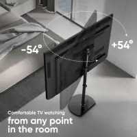 TV SET ACC FLOOR STAND /30-60"/BLACK TS5060-B ONKRON – pilt 6