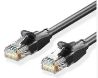 PATCH CABLE CAT.6 UTP/5M BLACK IBEBJ VENTION
