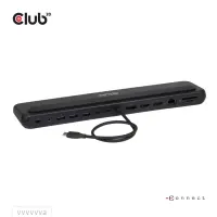 CLUB3D CSV-2541 sülearvuti dokk ja pordireplikaator Dokkimine USB 3.2 Gen 1 (3.1 Gen 1) Type-C Must – pilt 5