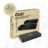 CLUB3D CSV-1585 KVM-lüliti Must – pilt 6