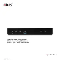 CLUB3D CSV-1585 KVM-lüliti Must – pilt 12