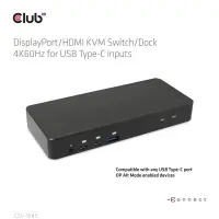 CLUB3D CSV-1585 KVM-lüliti Must – pilt 27