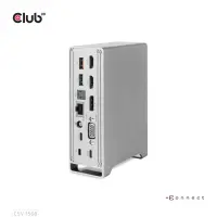 CLUB3D CSV-1568 sülearvuti dokk ja pordireplikaator Dokkimine USB 3.2 Gen 2 (3.1 Gen 2) Type-C Metallik – pilt 23