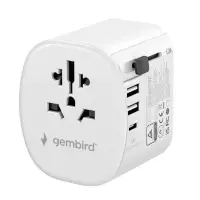 POWER ADAPTER GROUNDED 15W/WHT TPA-EU2A1C15-01-W GEMBIRD