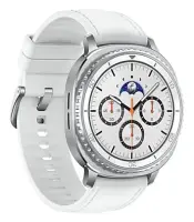 Samsung Galaxy Watch 8 Classic 3,3 cm (1.3") AMOLED 46 mm Digitaalne 438 x 438 pikslit Puutetundlik ekraan Hõbe WiFi GPS (satelliit) – pilt 3