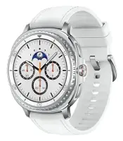 Samsung Galaxy Watch 8 Classic 3,3 cm (1.3") AMOLED 46 mm Digitaalne 438 x 438 pikslit Puutetundlik ekraan Hõbe WiFi GPS (satelliit) – pilt 5