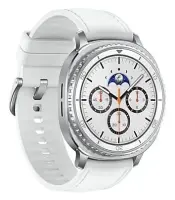Samsung Galaxy Watch 8 Classic 3,3 cm (1.3") AMOLED 46 mm Digitaalne 438 x 438 pikslit Puutetundlik ekraan Hõbe WiFi GPS (satelliit) – pilt 6