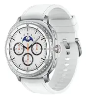 Samsung Galaxy Watch 8 Classic 3,3 cm (1.3") AMOLED 46 mm Digitaalne 438 x 438 pikslit Puutetundlik ekraan Hõbe WiFi GPS (satelliit) – pilt 9