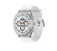Samsung Galaxy Watch 8 Classic 3,3 cm (1.3") AMOLED 46 mm Digitaalne 438 x 438 pikslit Puutetundlik ekraan Hõbe WiFi GPS (satelliit)