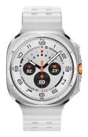 Samsung Galaxy Watch Ultra 3,81 cm (1.5") AMOLED 47 mm Digitaalne 480 x 480 pikslit Puutetundlik ekraan 4G Titaanium, Valge WiFi GPS (satelliit)