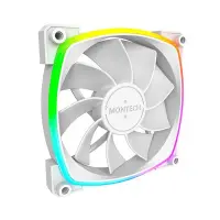 CASE FAN 120MM/RX120 PWM WHITE MONTECH