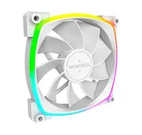 CASE FAN 120MM/RX120 PWM WHITE 3 IN 1 MONTECH