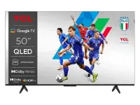 TCL T69C 50T69C teler 127 cm (50") 4K Ultra HD Nutiteleri funktsioon WiFi Must 350 cd/m²