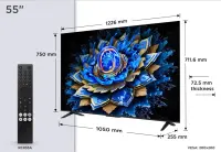 TCL T69C 55T69C teler 139,7 cm (55") 4K Ultra HD Nutiteleri funktsioon WiFi Must 350 cd/m² – pilt 24