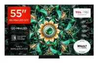 TCL 55Q7C teler 139,7 cm (55") 4K Ultra HD Nutiteleri funktsioon WiFi Metallik 2600 cd/m²