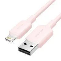 CABLE USB2.0 TO LIGHTNING/1M PINK LAMPF VENTION – pilt 2